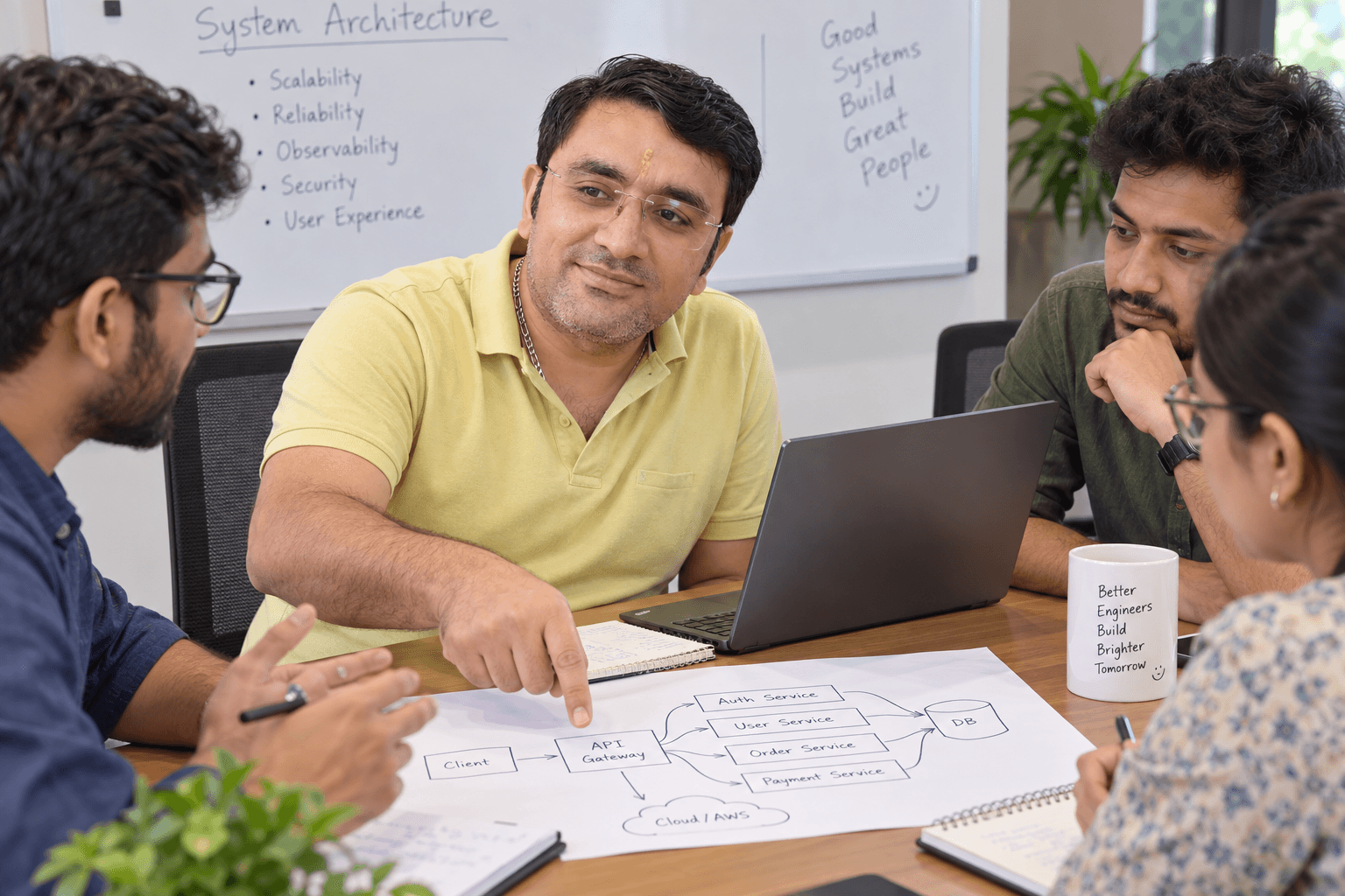 Mentor Rohit, an AI-generated portrait of Rohit Azad
