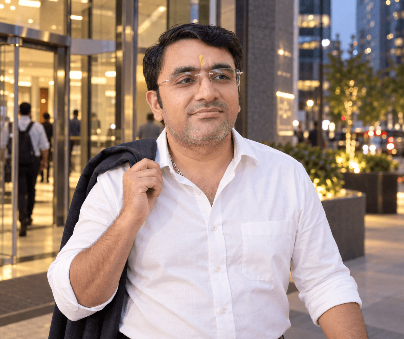After the Win, an AI-generated portrait of Rohit Azad